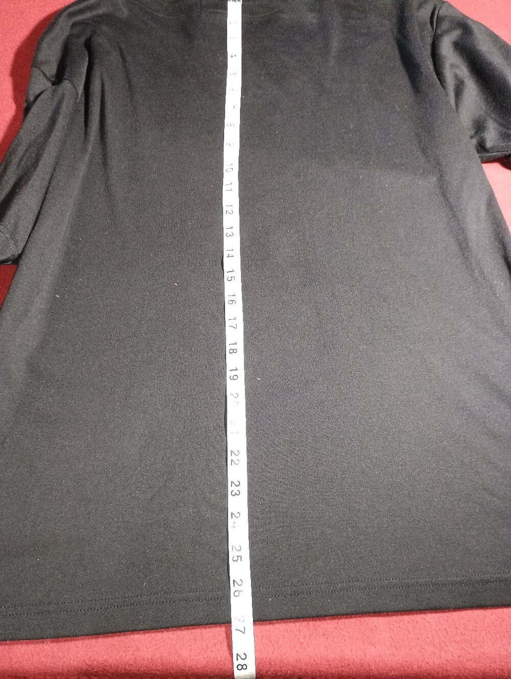 Bundle of 2 Black Short Sleeve Tops One Beaded & One Open Work Detailed See pics - Picture 12 of 12